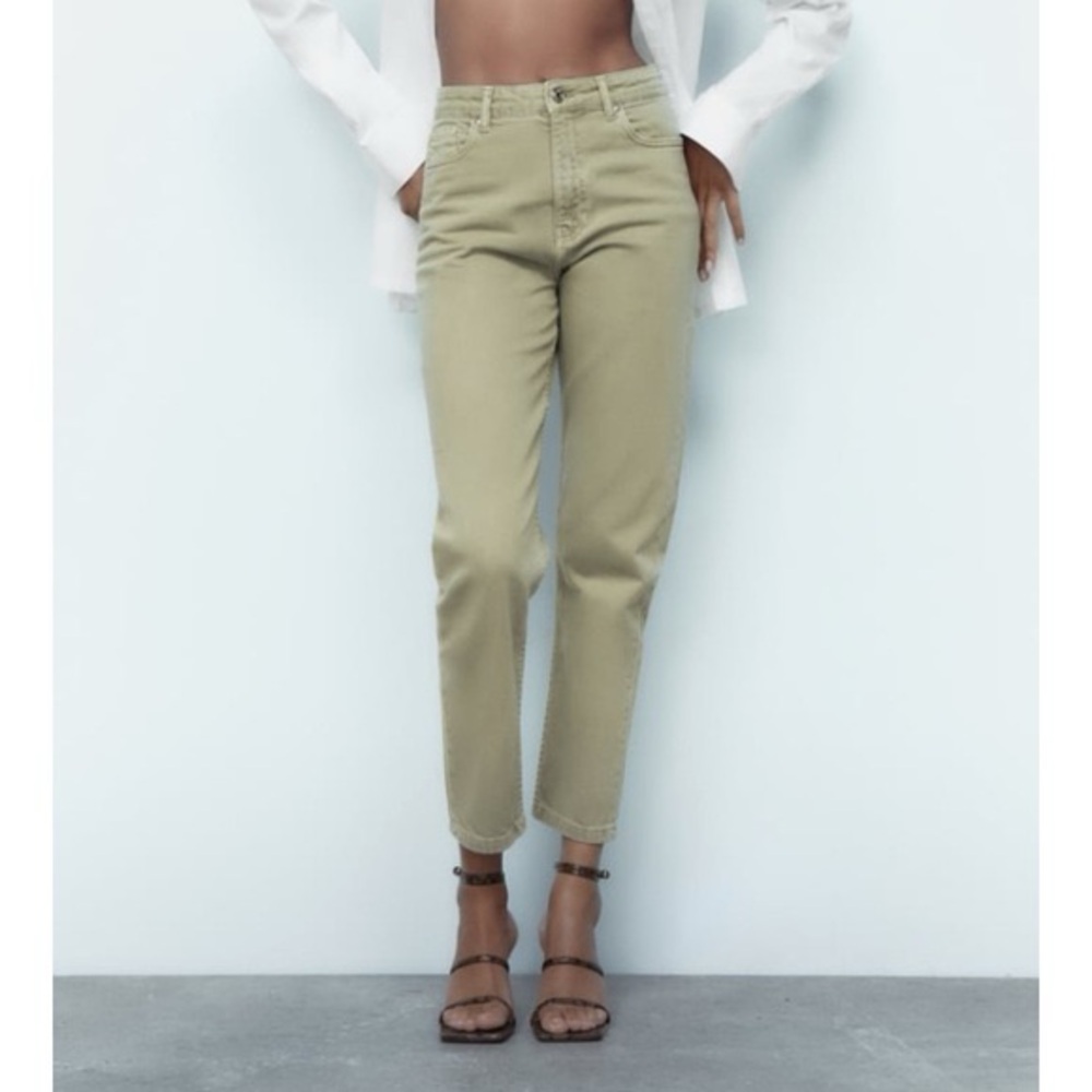 Zara Olive Jeans